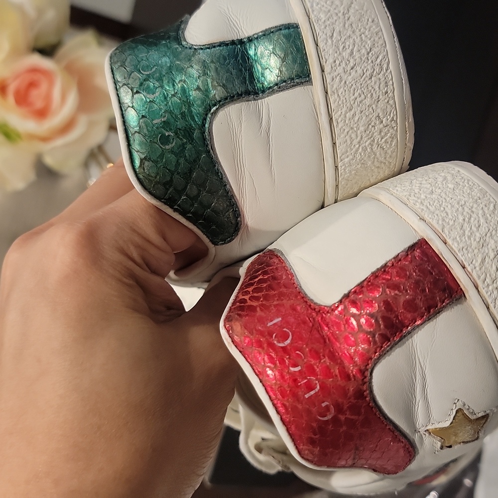 Authentic Gucci star sneaker shoes - Picture 13 of 14